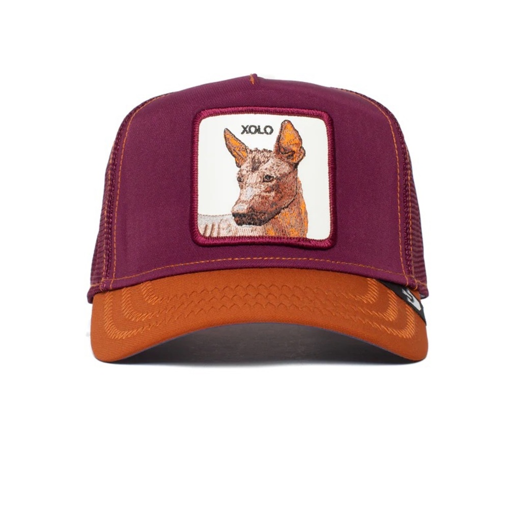 Goorin Bros Xolo Top Dawg Burgundy Trucker The Farm SnapBack Dog Capsule Perro